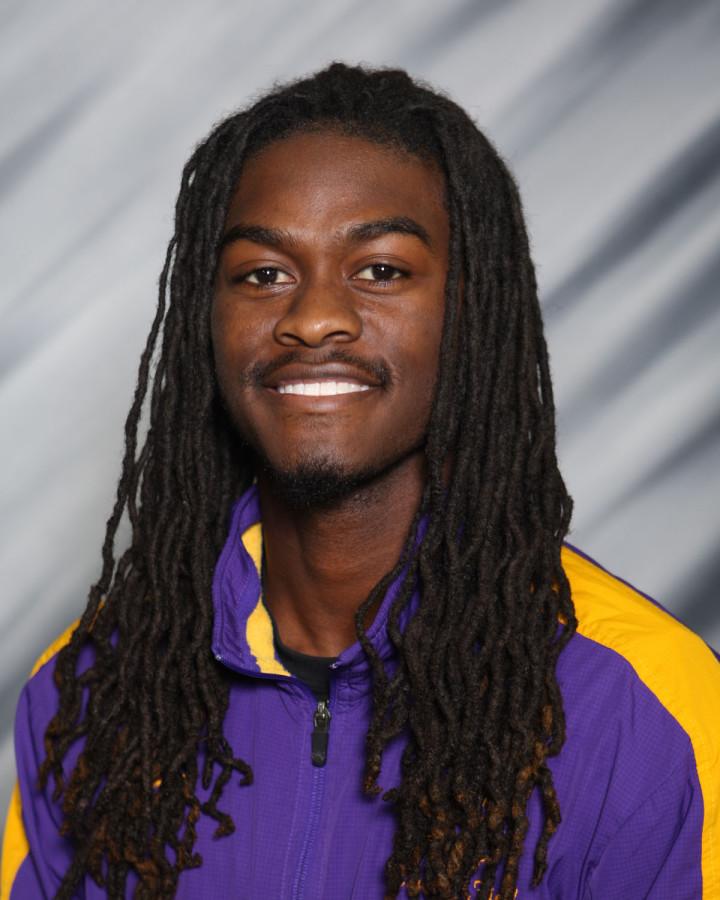 Brandon Carnes broke the school record for the 60m dash and currently ranks second in UNI history in the 20m dash