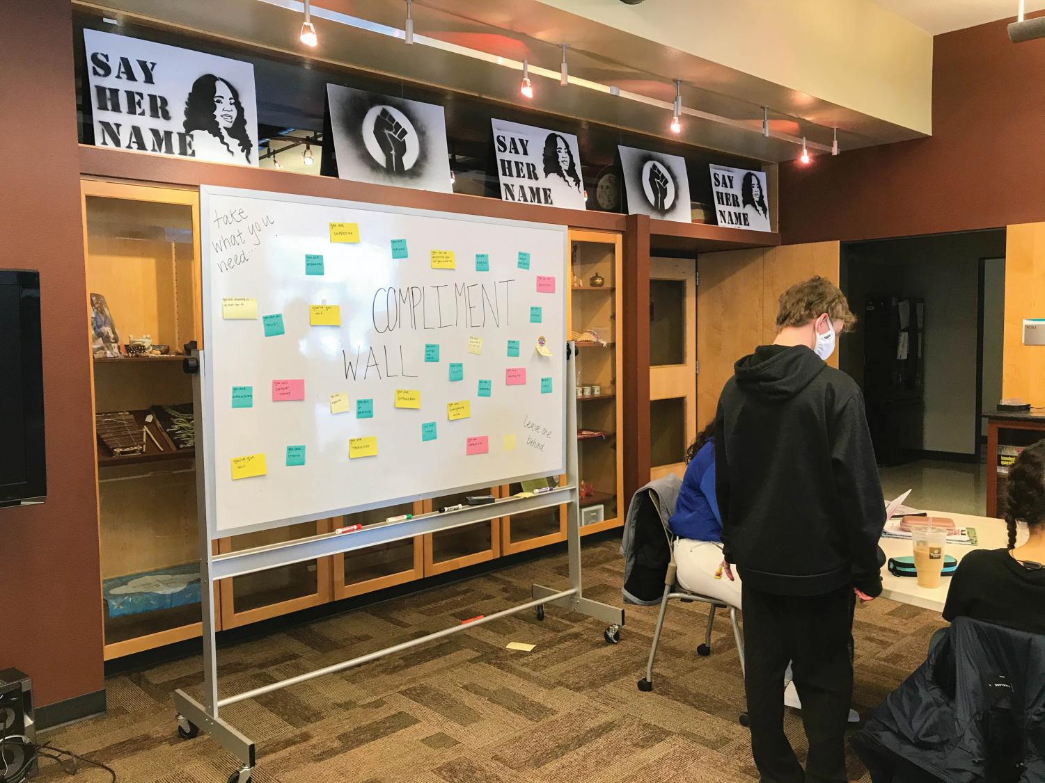 CMA inspires students with compliment wall