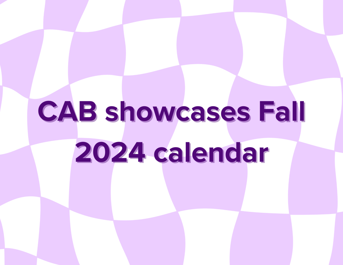 CAB showcases Fall 2024 calendar