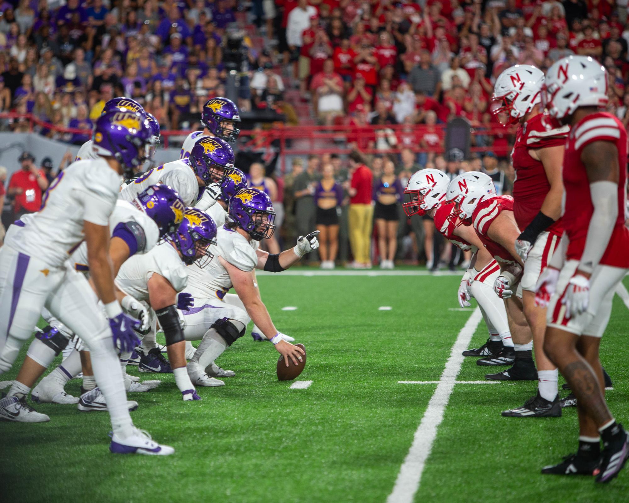 After the loss against Nebraska on Saturday, Sept. 14, Head Coach Mark Farley said, "We showed a lot of toughness. We should do that when you start rushing the football against Nebraska, or anybody like Nebraska. It’s a standard that you’re rushing against."