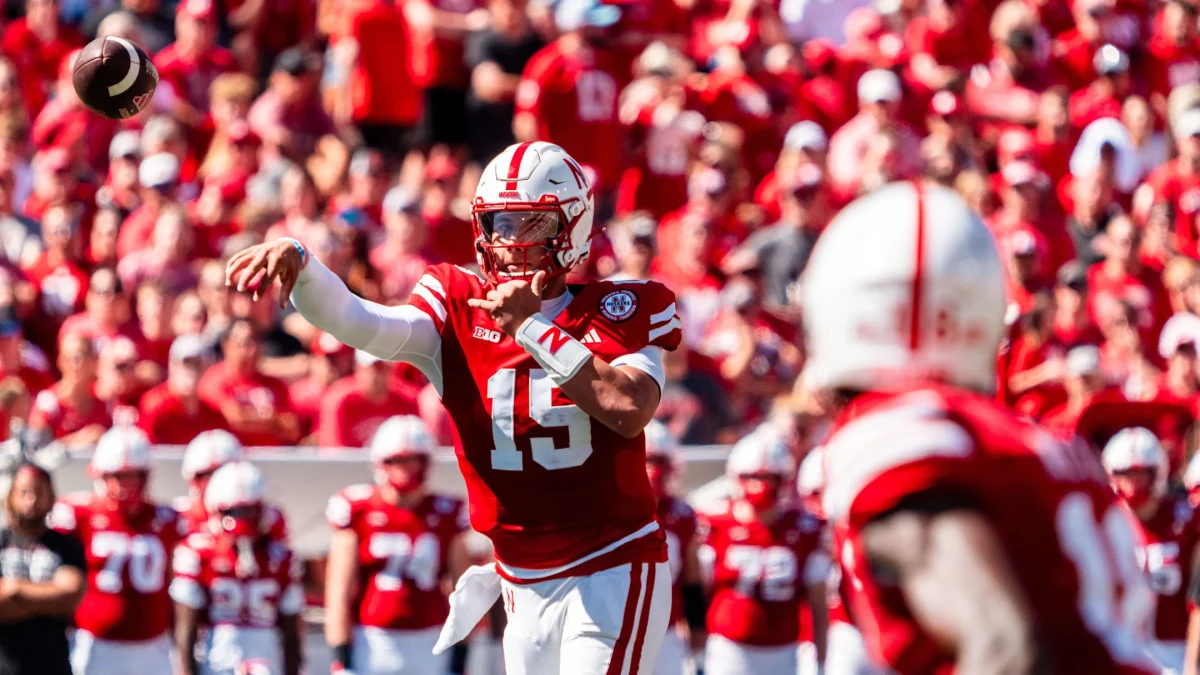 Nebraska quarterback Dylan Raiola is one of college football’s brightest stars.