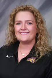 Tobler serves as the athletic trainer for the track and field team. (COURTESY UNI ATHLETICS)