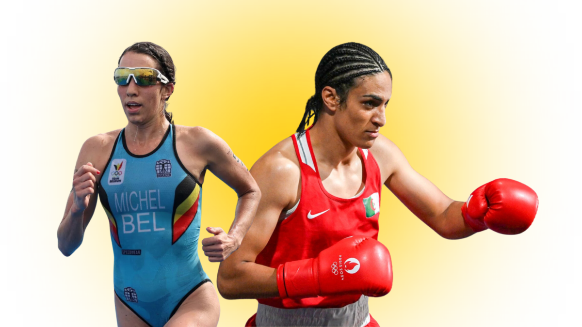 The 2024 Paris Olympics was marked by multiple controversies. Imane Khelif (right) an Algerian boxer, was falsely accused of being transgender as she competed in the first rounds of the women’s boxing competition. Khelif went on to win Algeria’s first ever gold in the sport. Claire Michel, an athlete
comepting in the triatholon, fell ill after swimming in the Siene river. The cleanliness of the Siene had been a concern for many over the course of the games.