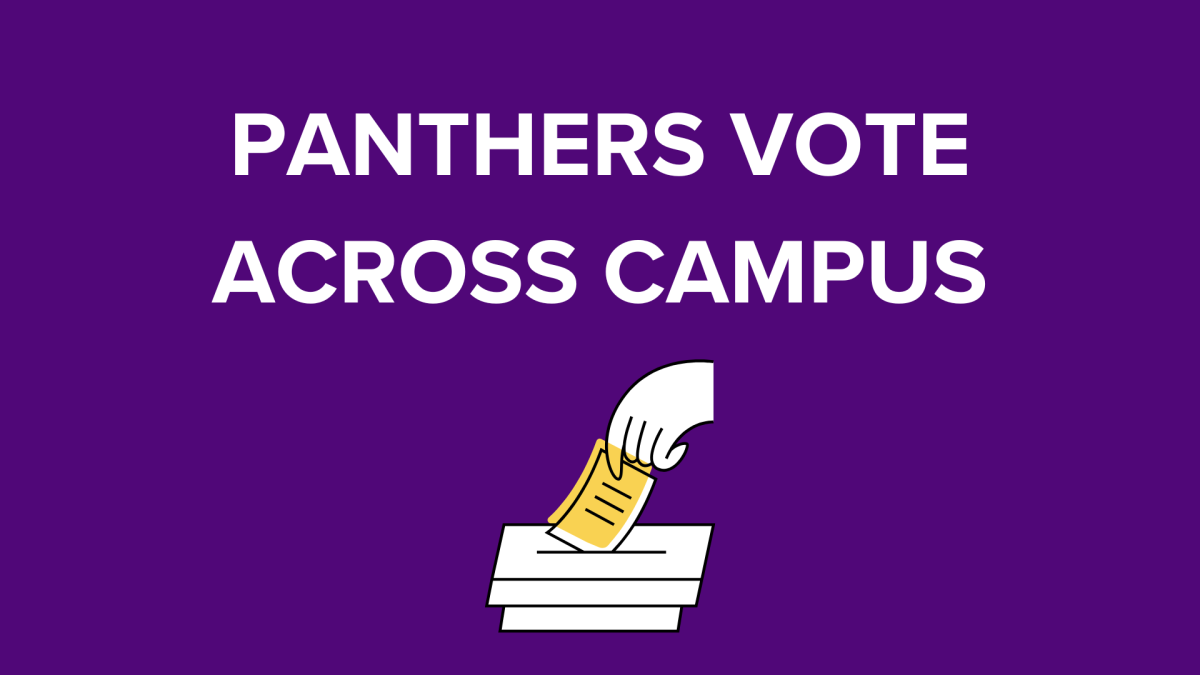 Panthers vote across campus