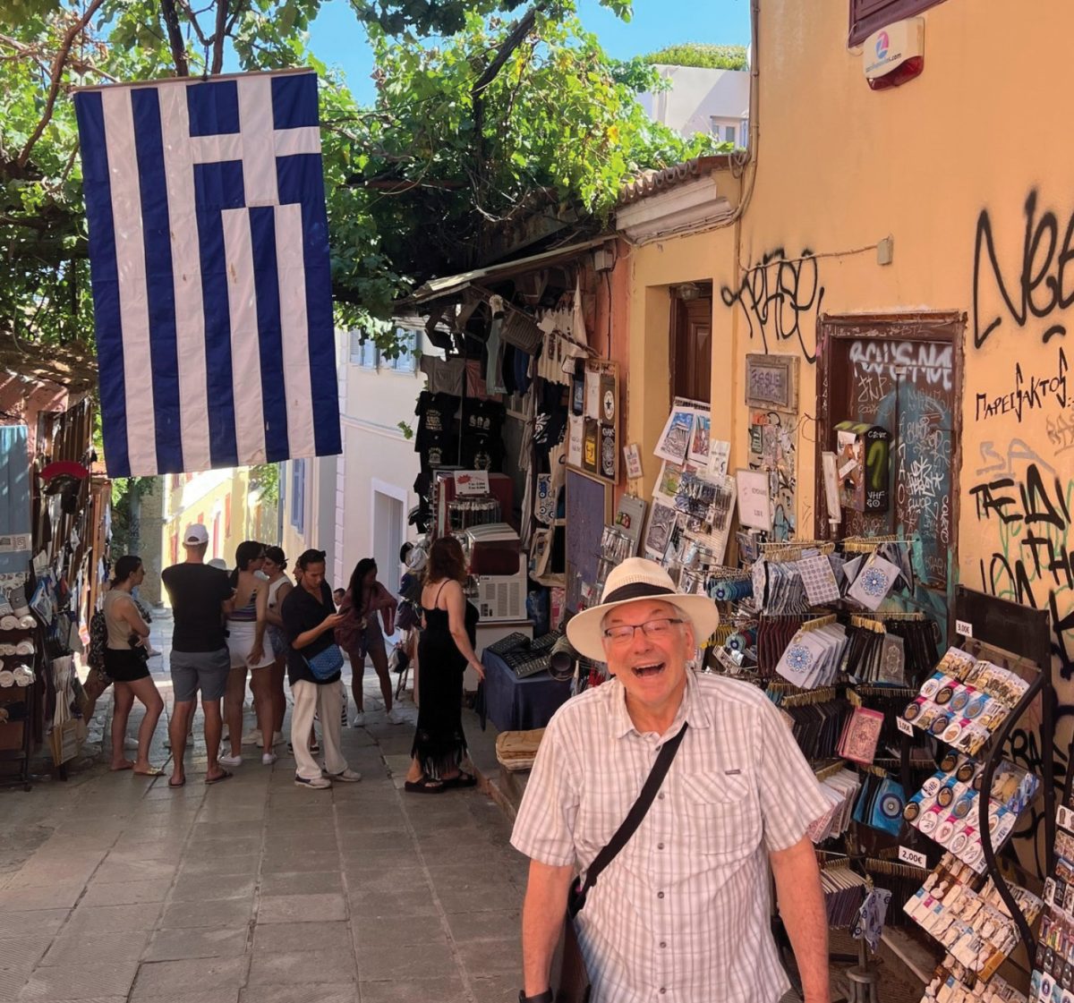 Professor Greg Bruess has travelled to Greece many times throughout his career. There’s always plenty to do in the cities that students visit, and Bruess keeps his students engaged through participating in culture that’s embedded within Greece.