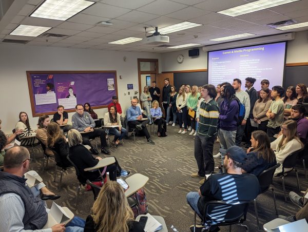 Professor Nikki Harken presents Next Step program at Board of Regents meeting