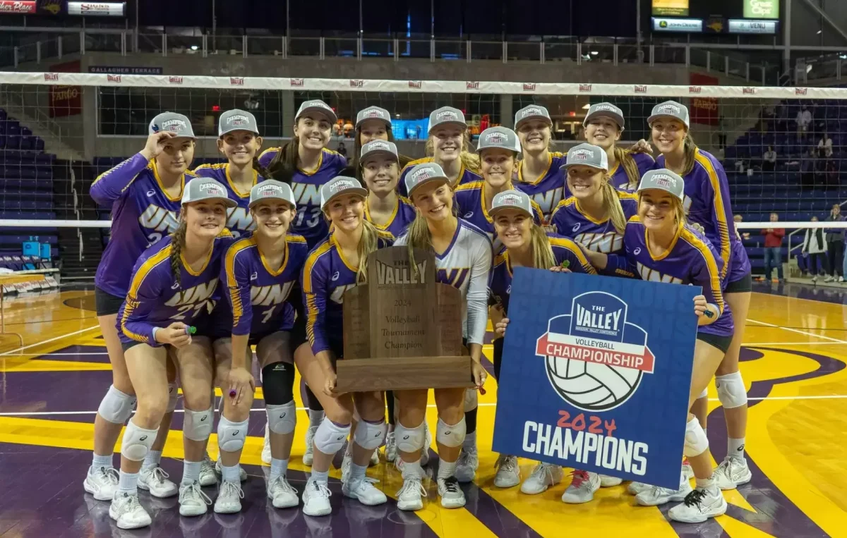 The UNI volleyball team will take on the University of Illinois in the first round of the NCAA tournament.