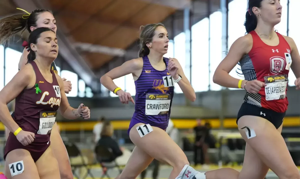 UNI Track and Field runs toward medal after medal with athletes beating their own personal records in Iowa City,