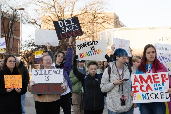 UNI Proud protests on campus