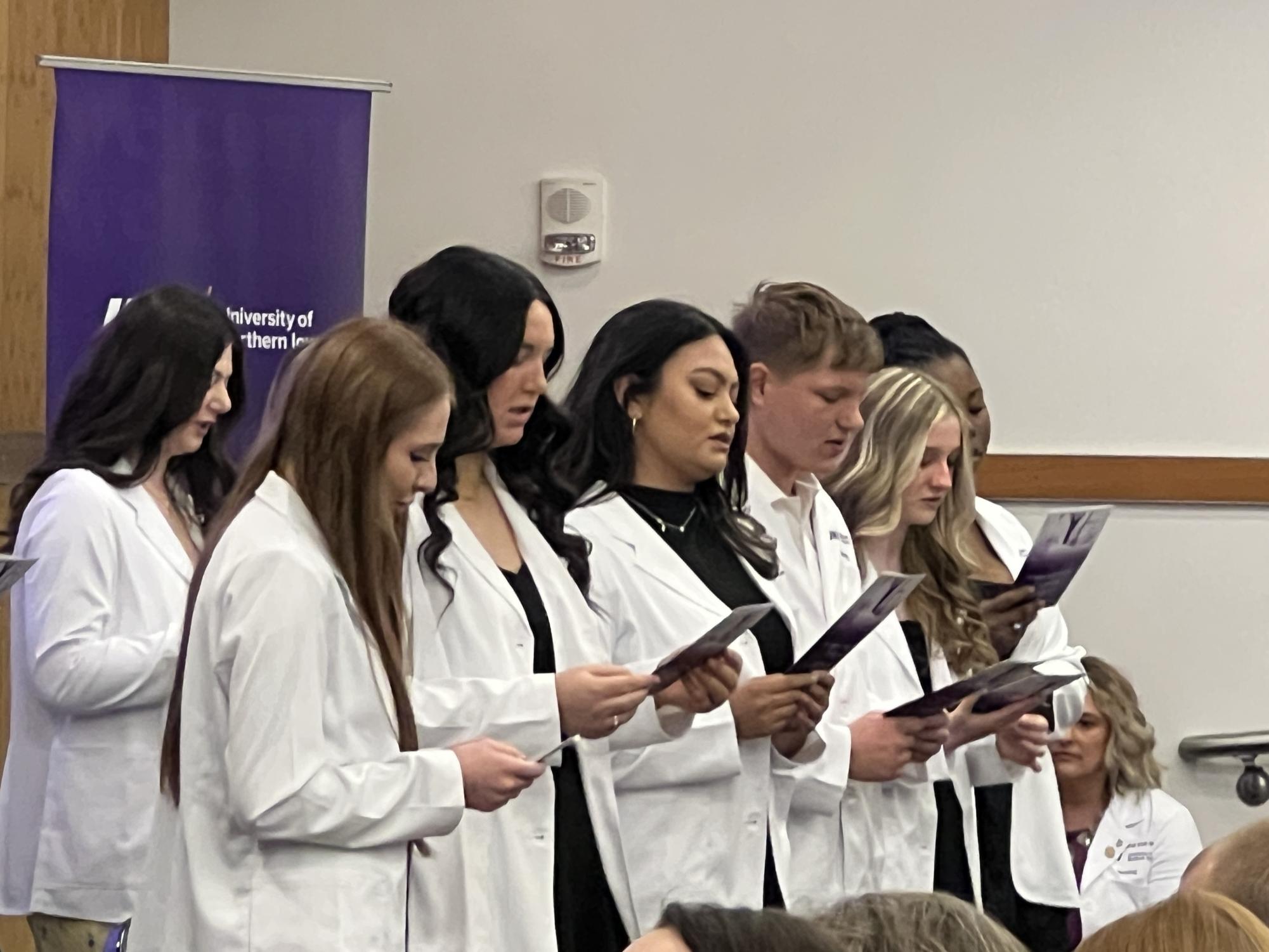 UNI Nursing holds White Coat Ceremony