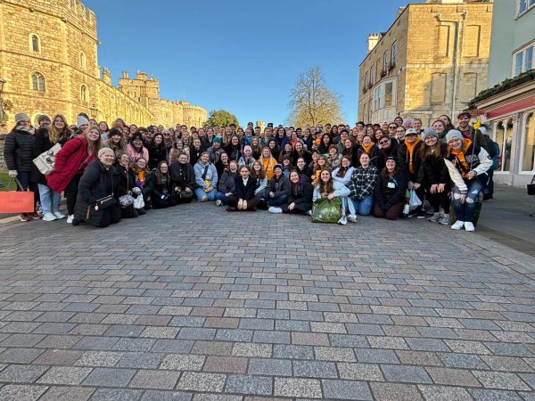 The PMB took advantage of their time overseas, seeing the sights and performing in a historical city.