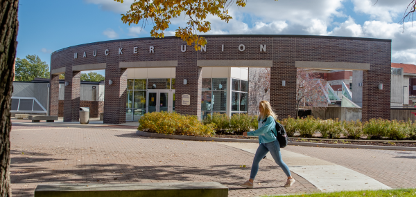 Maucker Union is the "hub" of campus, where students come to eat, study and hang out with friends. Career Services recently relocated to the Union, and has seen more foot traffic than before.